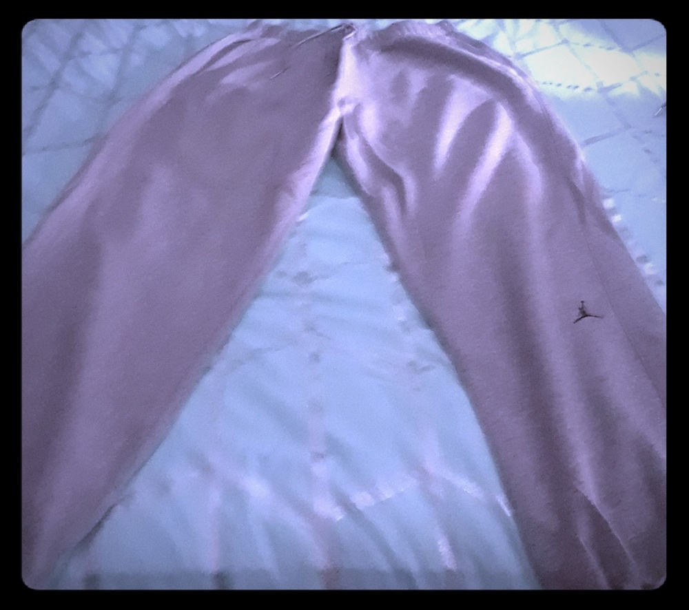 Gray Jordan sweat pants